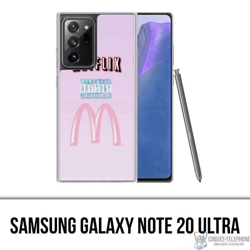 Custodia per Samsung Galaxy Note 20 Ultra - Netflix e Mcdo