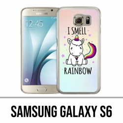 Samsung Galaxy S6 Hülle - Unicorn I Smell Raimbow