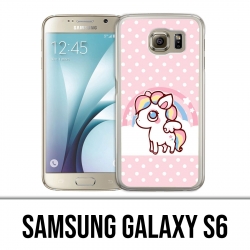 Coque Samsung Galaxy S6 - Licorne Kawaii
