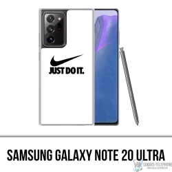 Custodia per Samsung Galaxy Note 20 Ultra - Nike Just Do It Bianca