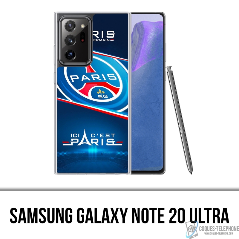 Cover Samsung Galaxy Note 20 Ultra - PSG Ici Cest Paris