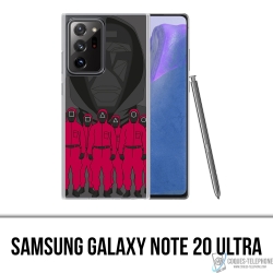 Custodia Samsung Galaxy Note 20 Ultra - Agente dei cartoni animati del gioco del calamaro