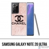 Coque Samsung Galaxy Note 20 Ultra - Chanel Fond Rose