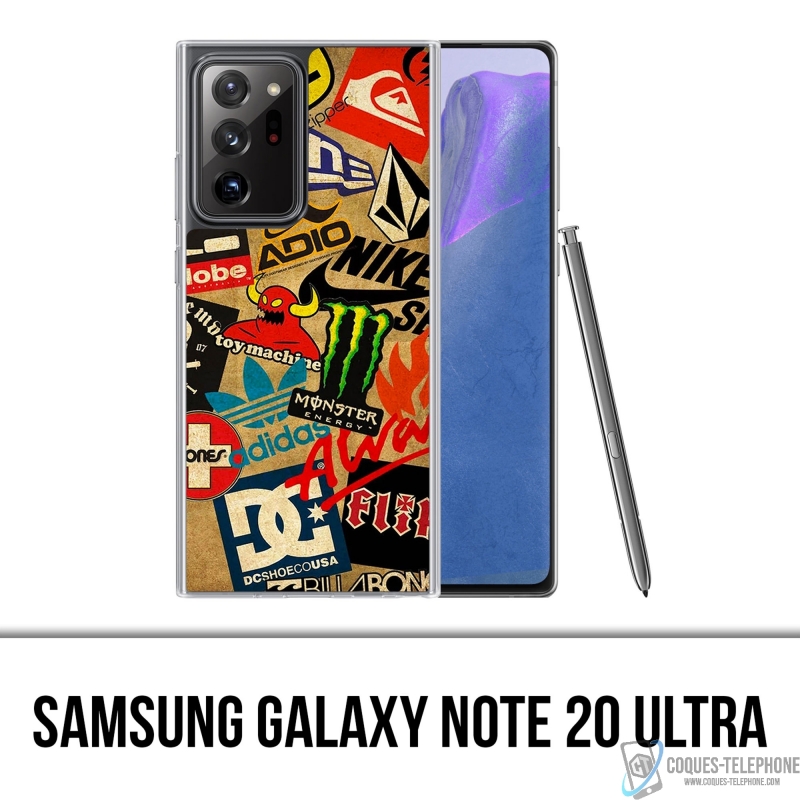 Custodia per Samsung Galaxy Note 20 Ultra - Logo Skate Vintage