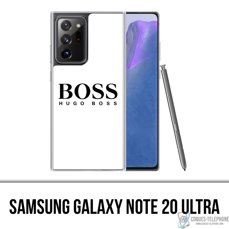Coque Samsung Galaxy Note 20 Ultra - Hugo Boss Blanc