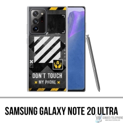 Custodia Samsung Galaxy Note 20 Ultra - Bianco sporco non toccare il telefono