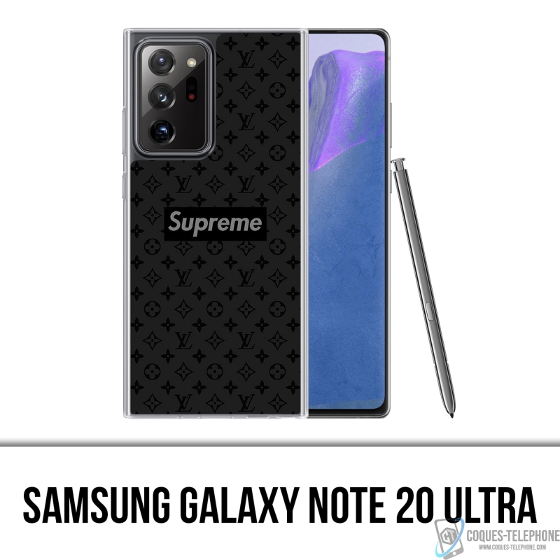 Samsung Galaxy Note 20 Ultra Case - Supreme Vuitton Black