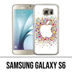 Custodia Samsung Galaxy S6 - Logo Apple multicolore