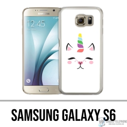 Coque Samsung Galaxy S6 - Gato Unicornio