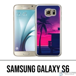 Custodia per Samsung Galaxy S6 - Viola Miami Beach