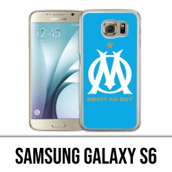 Coque Samsung Galaxy S6 - Logo Om Marseille Bleu