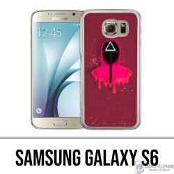Coque Samsung Galaxy S6 - Squid Game Soldat Splash