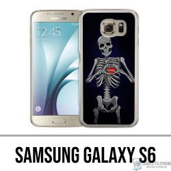 Funda Samsung Galaxy S6 - Corazón de esqueleto