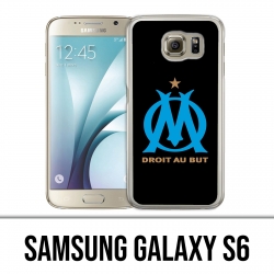 Coque Samsung Galaxy S6 - Logo Om Marseille Noir