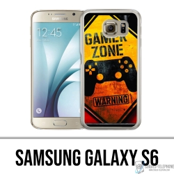 Coque Samsung Galaxy S6 - Gamer Zone Warning
