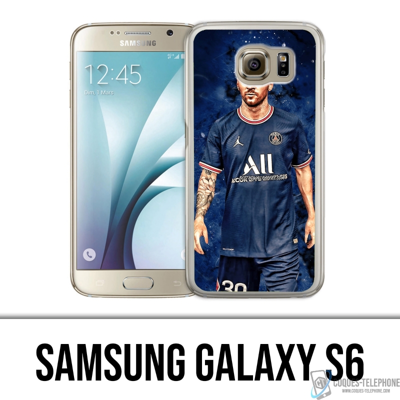 Samsung Galaxy S6 Case - Messi PSG Paris Splash