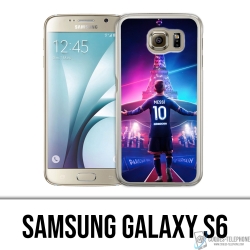 Coque Samsung Galaxy S6 - Messi PSG Paris Tour Eiffel