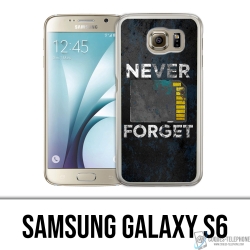Samsung Galaxy S6 case - Never Forget