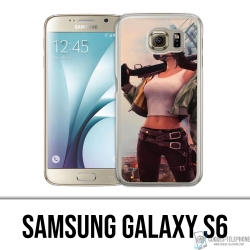 Cover Samsung Galaxy S6 - Ragazza PUBG