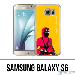 Cover Samsung Galaxy S6 - Squid Game Soldier Cartoon