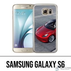 Samsung Galaxy S6 Case - Tesla Model 3 Rot
