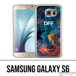 Funda para Samsung Galaxy S6 - Color blanco roto, nube