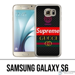 Coque Samsung Galaxy S6 - Versace Supreme Gucci