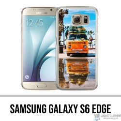 Coque Samsung Galaxy S6 edge - Combi VW Plage Surf