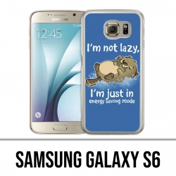 Coque Samsung Galaxy S6 - Loutre Not Lazy