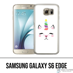 Samsung Galaxy S6 edge case - Gato Unicornio