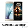 Custodia per Samsung Galaxy S6 Edge - Joker Batman On Fire