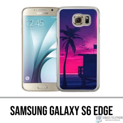 Samsung Galaxy S6 edge case - Miami Beach Purple