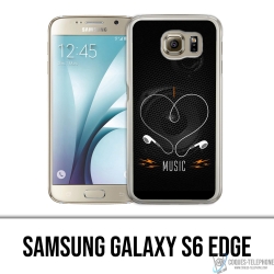 Samsung Galaxy S6 Edge Case - Ich liebe Musik
