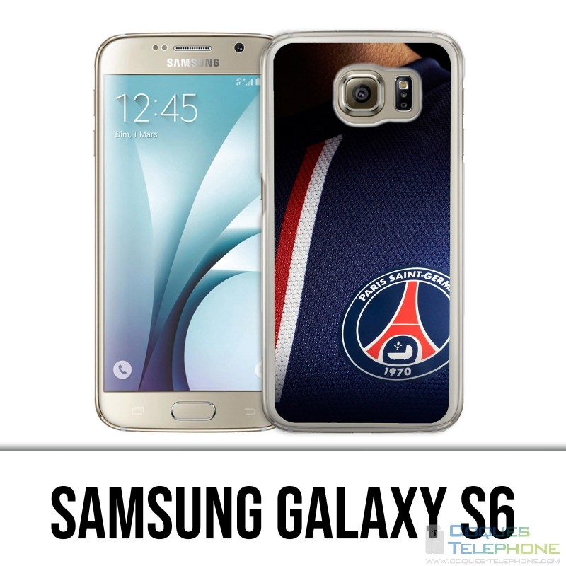 Coque Samsung Galaxy S6 - Maillot Bleu Psg Paris Saint Germain