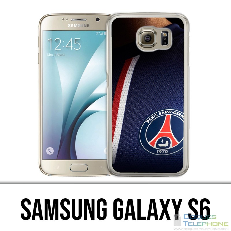Custodia Samsung Galaxy S6 - Jersey blu Psg Paris Saint Germain