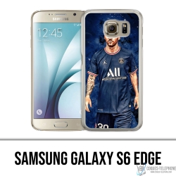 Coque Samsung Galaxy S6 edge - Messi PSG Paris Splash