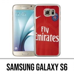 Coque Samsung Galaxy S6 - Maillot Rouge Psg