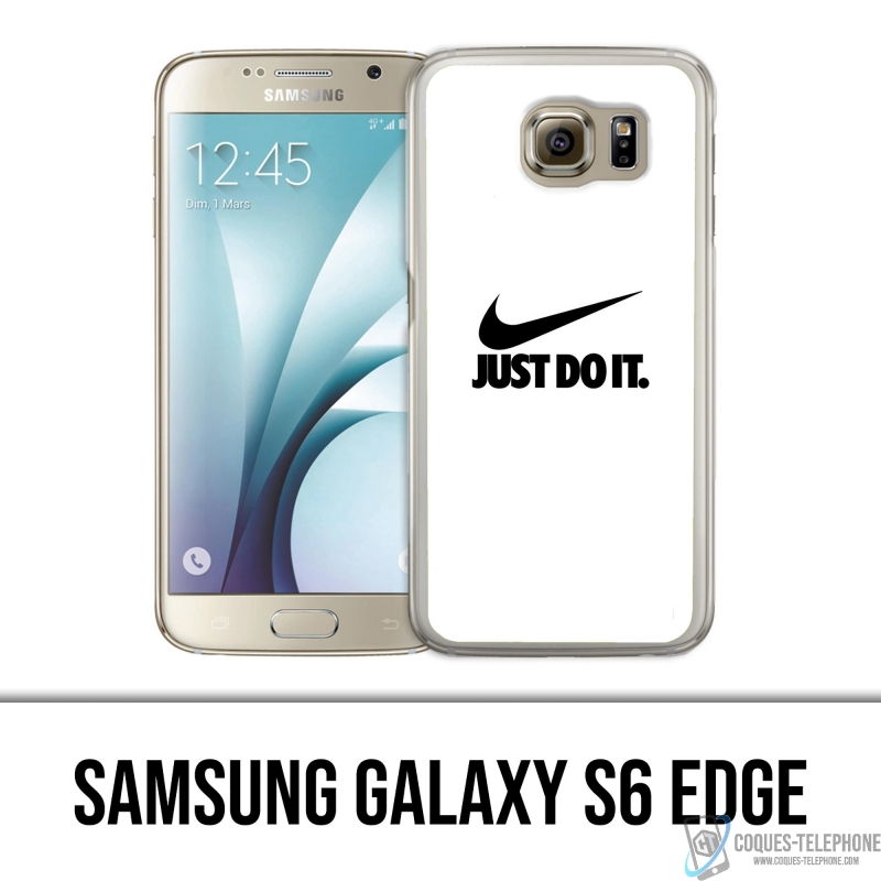 Samsung Galaxy S6 Edge Case - Nike Just Do It Weiß