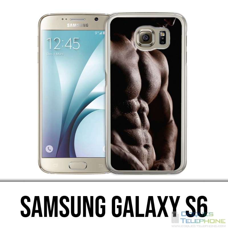 Carcasa Samsung Galaxy S6 - Músculos Hombre