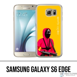 Samsung Galaxy S6 Edge Case - Squid Game Soldier Cartoon
