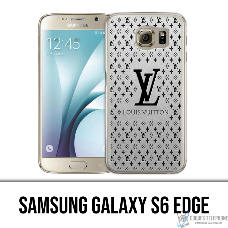 basura Abultar como el desayuno Funda para Samsung Galaxy S6 edge - LV Metal