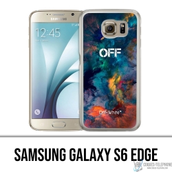 Samsung Galaxy S6 edge case - Off White Color Cloud