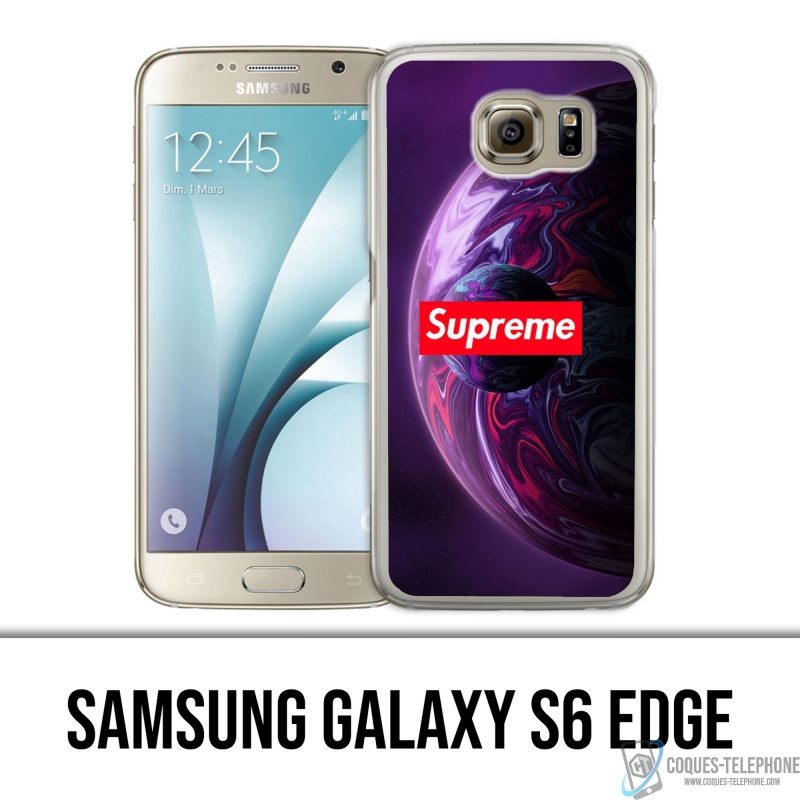 Coque Samsung Galaxy S6 edge - Supreme Planete Violet