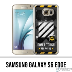Samsung Galaxy S6 edge Case - Off White Dont Touch Phone