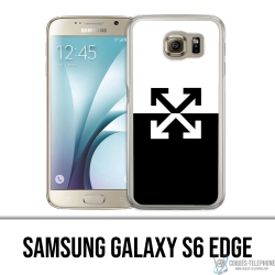 Funda para Samsung Galaxy S6 edge - Logotipo blanco roto