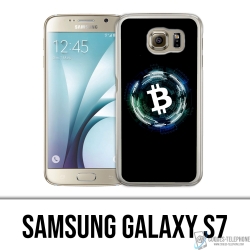 Funda Samsung Galaxy S7 - Logotipo de Bitcoin