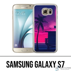 Custodia per Samsung Galaxy S7 - Viola Miami Beach