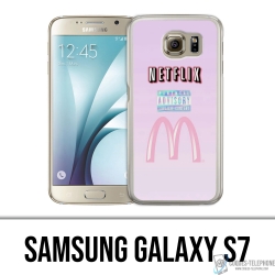 Samsung Galaxy S7 Case - Netflix And Mcdo