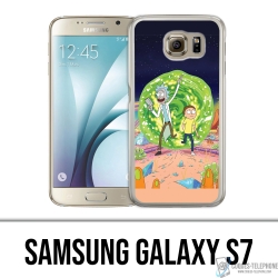Funda Samsung Galaxy S7 - Rick y Morty