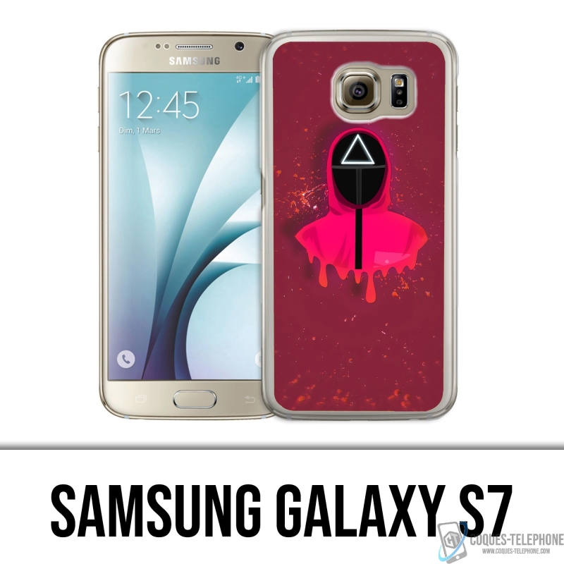 Cover Samsung Galaxy S7 - Squid Game Soldier Splash